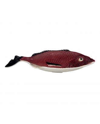 Platou ceramic, 51 cm, Fish - BORDALLO PINHEIRO